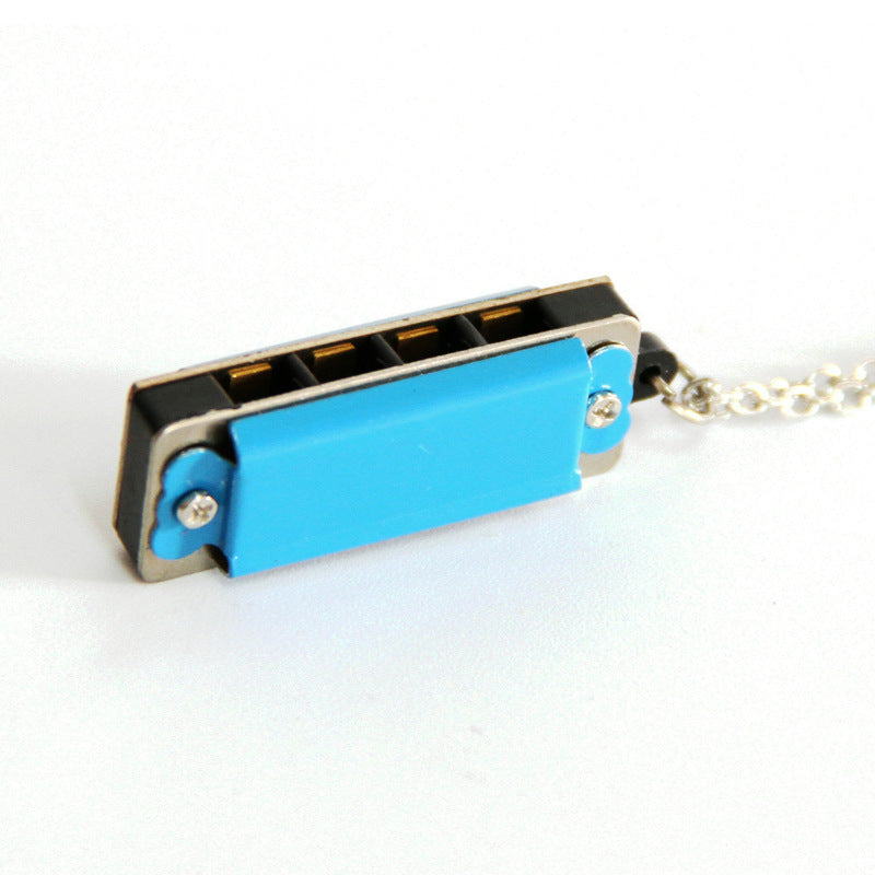 Mini necklace 4-hole 8-tone harmonica