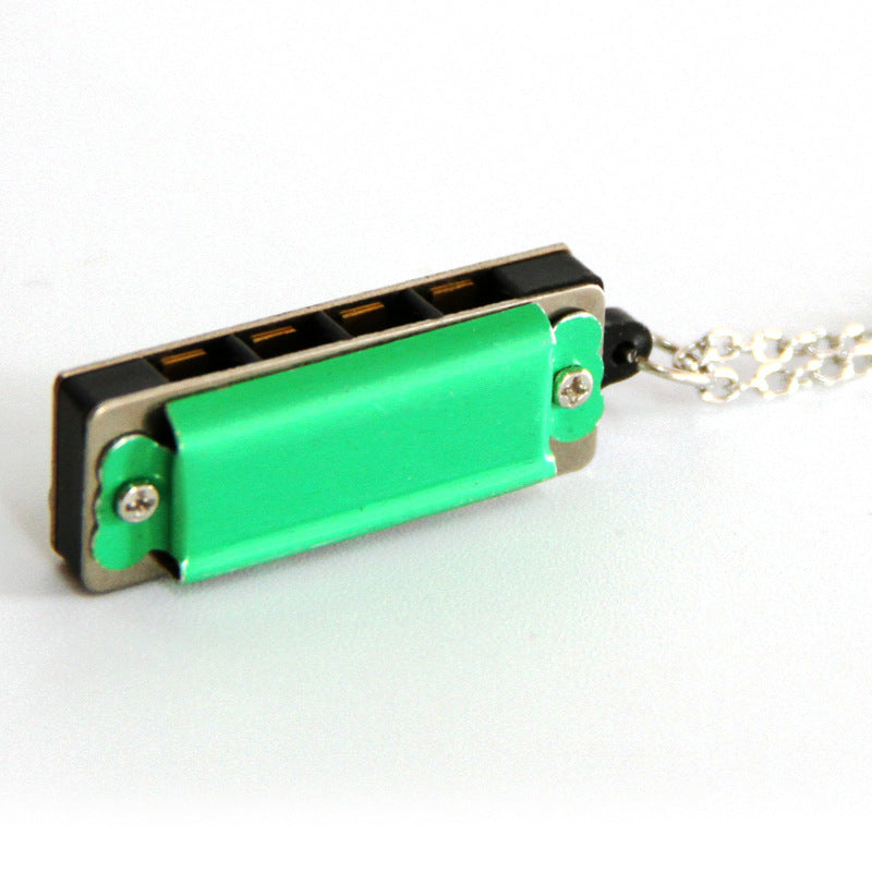 Mini necklace 4-hole 8-tone harmonica