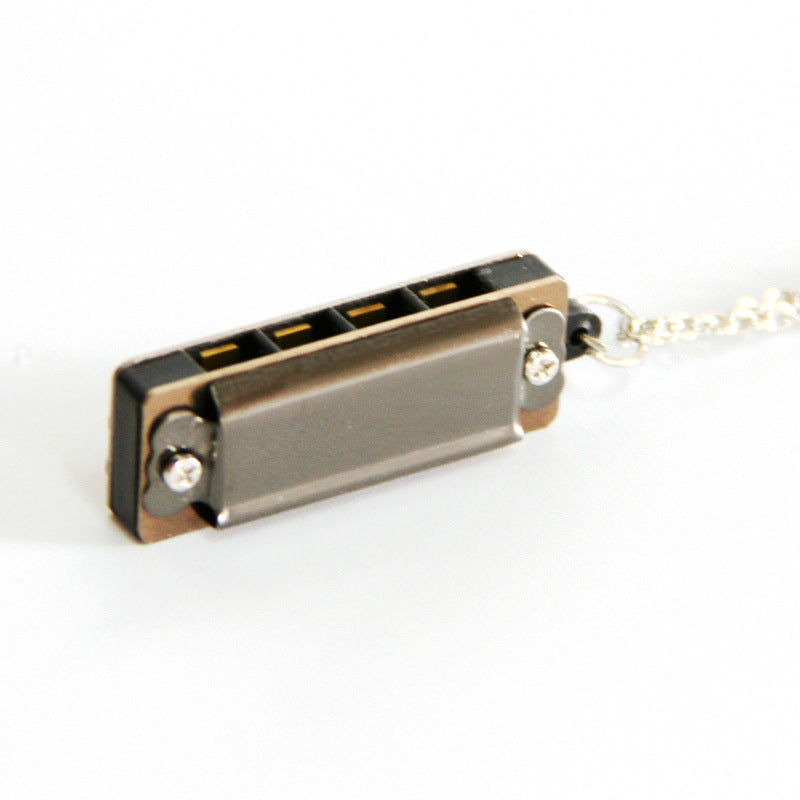 Mini necklace 4-hole 8-tone harmonica